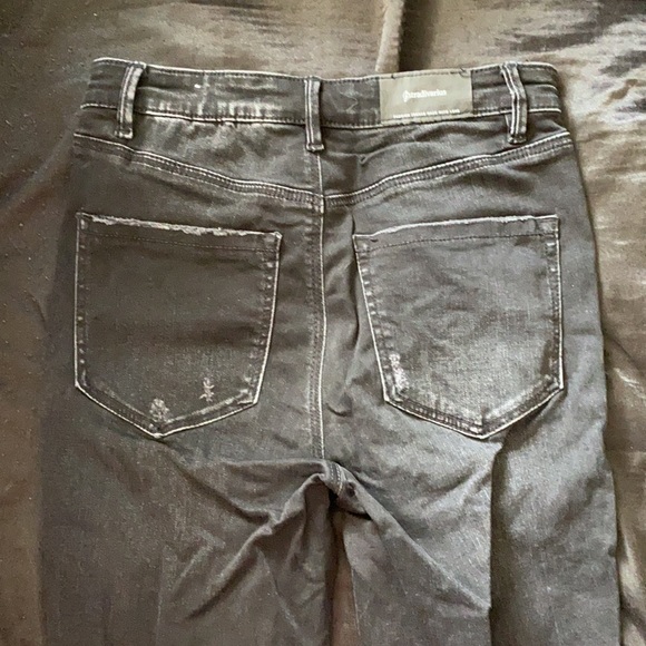Black faded Stradivarius Jeans - Picture 2 of 2